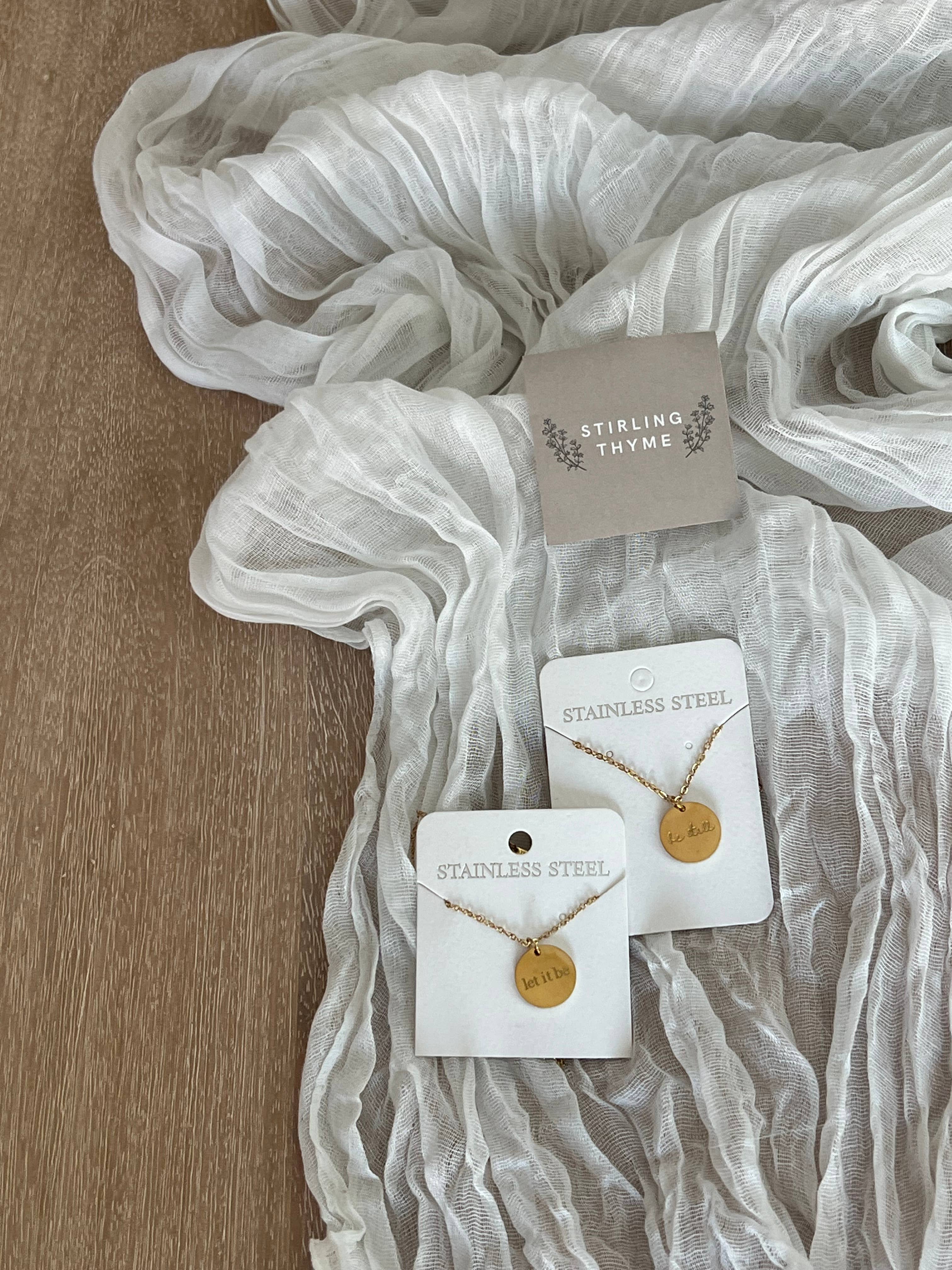 Stirling Thyme - Wholesale Pendant/Charm Necklace - Faith Based Necklaces - Medallion1