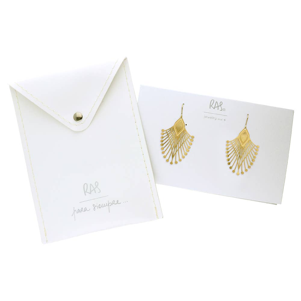 RAS - Wholesale Dangle Earrings - Nou Deco Gold Plated Big Earring1