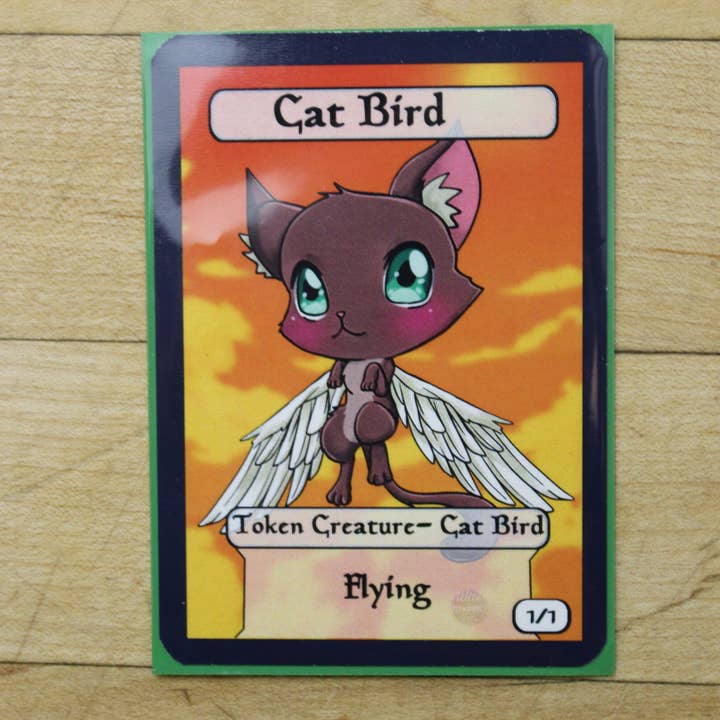 Pássaro de gato 1/1 Token por atacado de Mega Chibi