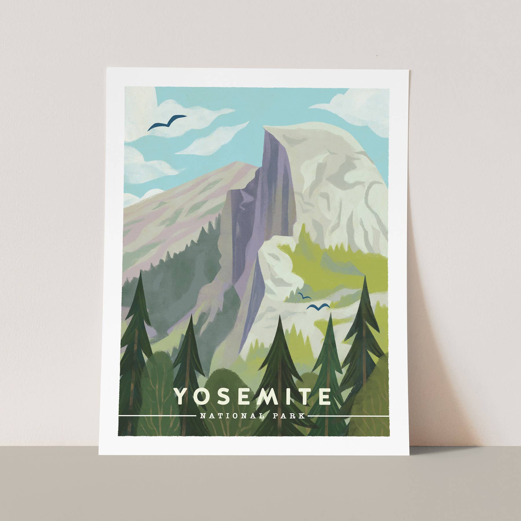 Katie Melrose Made - Wholesale Art Print - Yosemite Travel Park Print
