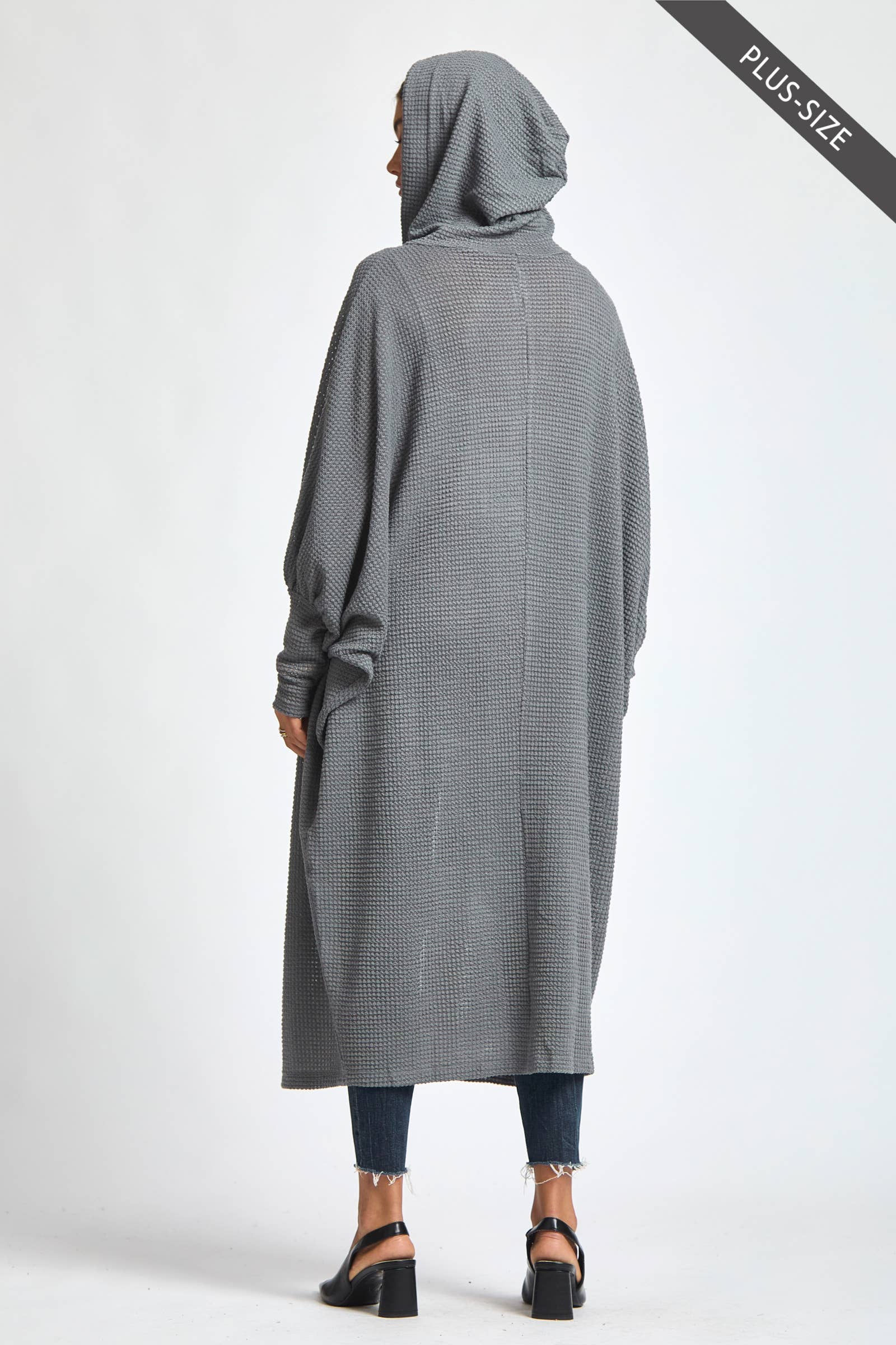 Dear Scarlett - Wholesale Cardigan - Women's - PLUS SIZE Cozy Knit Maxi Duster8