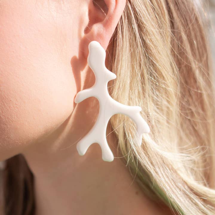 Lisi Lerch - Wholesale Dangle Earrings - Small Acrylic Coral Earrings