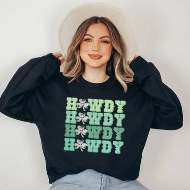 Transferencia de calor Howdy Stacked DTF para venta al por mayor de Trendy Transfers