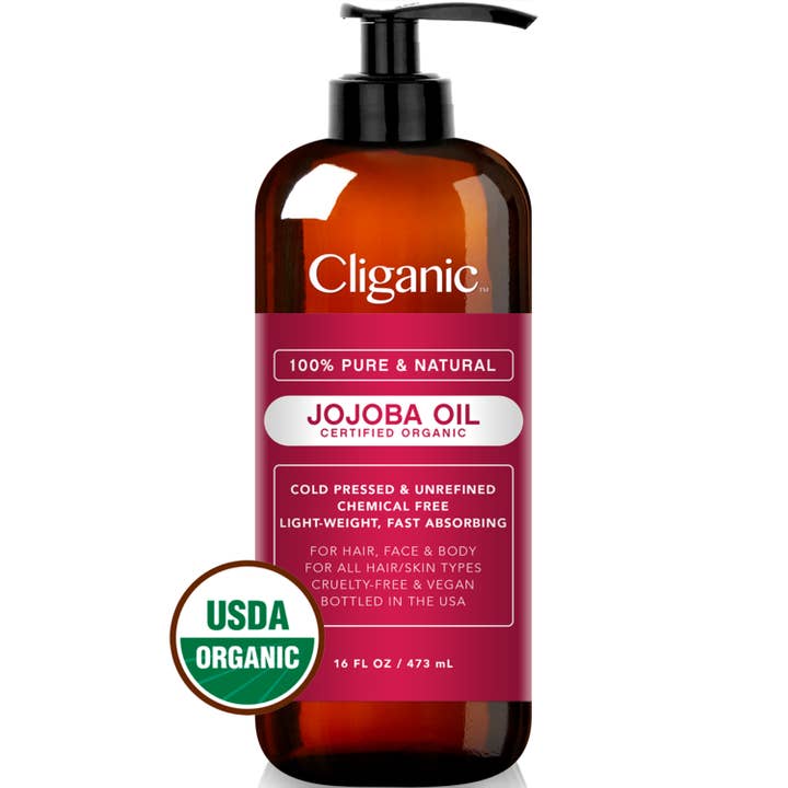 Cliganic - Wholesale Bath/Body Oil - Carrier Oils - Organic Jojoba Oil