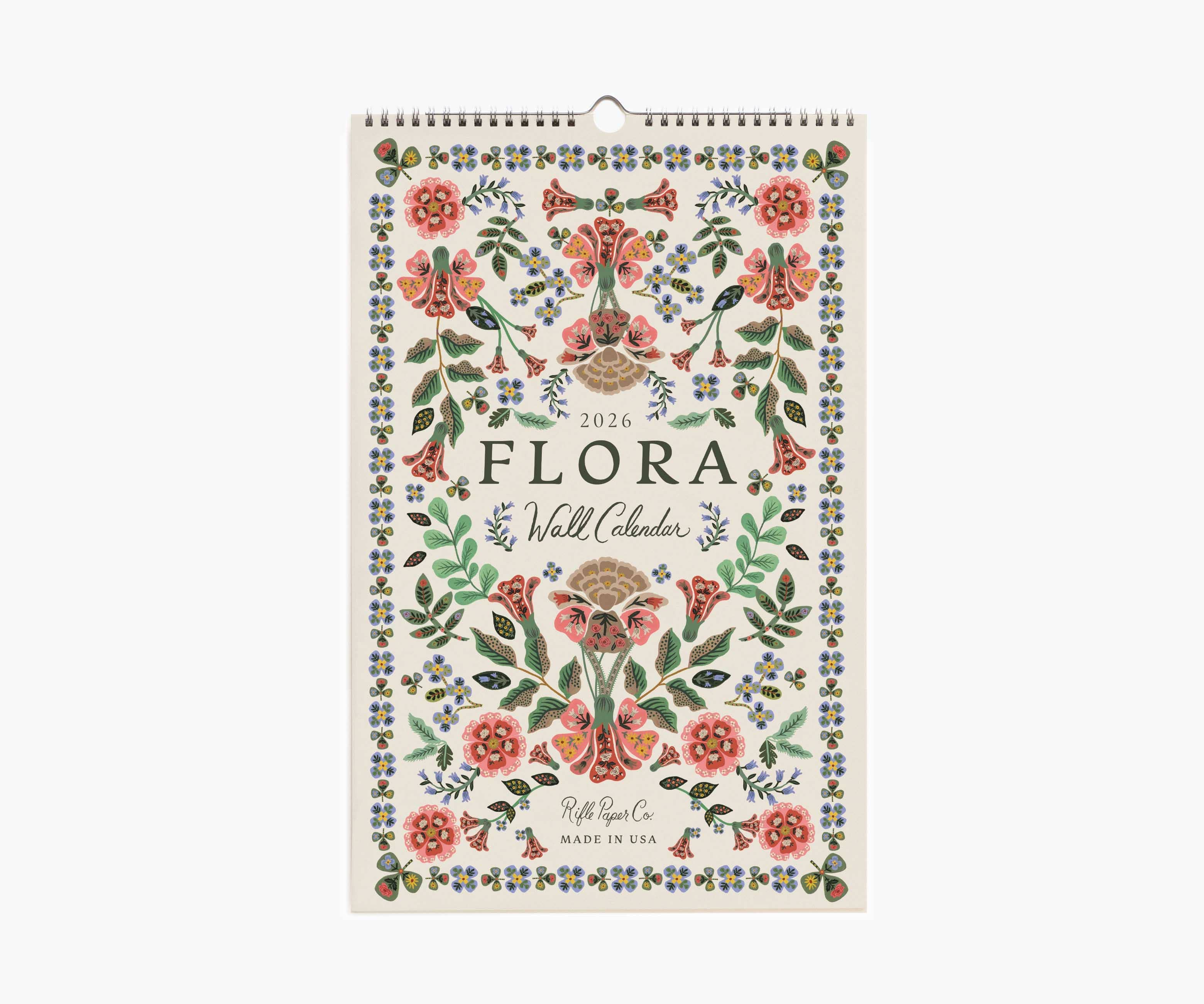 Rifle Paper Co - Wholesale Calendar - 2026 Flora Wall Calendar