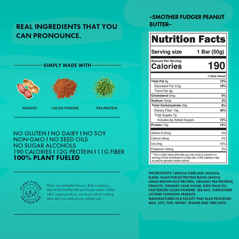 TRUBAR - Vente Barres de céréales - Beurre d'arachide Smother Fudger2