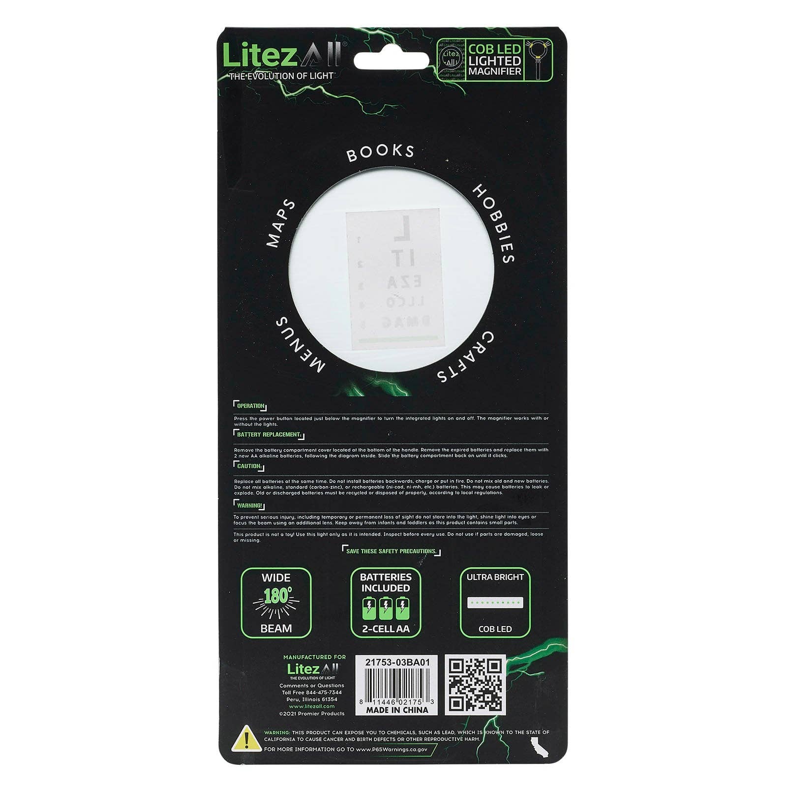 LitezAll - Wholesale Magnifying Glass - LitezAll COB LED Lighted Hand Held Magnifying Glass15