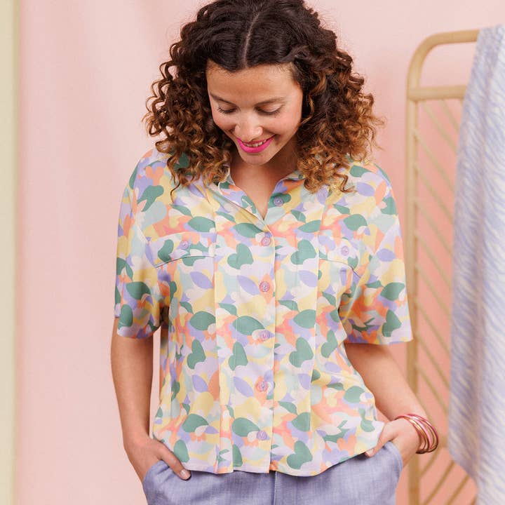 COUSETTE - Wholesale Button Down Shirt - Women's - Sewing pattern - Djette shirt dress6