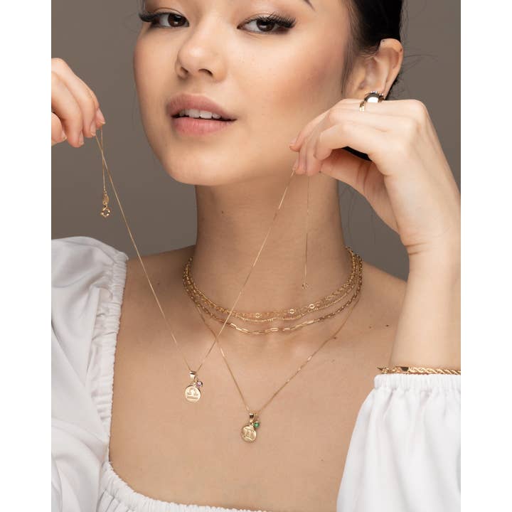 ERIJEWELRY – Engroshandel Halskæde med vedhæng – Vandmanden stjernetegn halskæde8