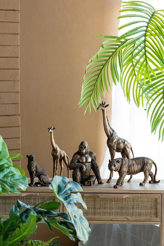 A&B Home Group Inc. - Wholesale Decoratief beeldje - Panter van koper, 15 cm18