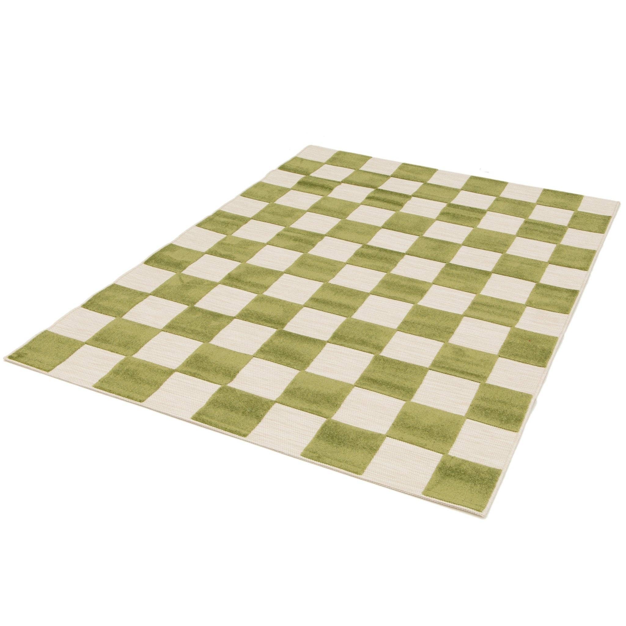 AFK Living - Vente Tapis - Tapis d’intérieur extérieur tissé plat  PETITS CARREAUX7