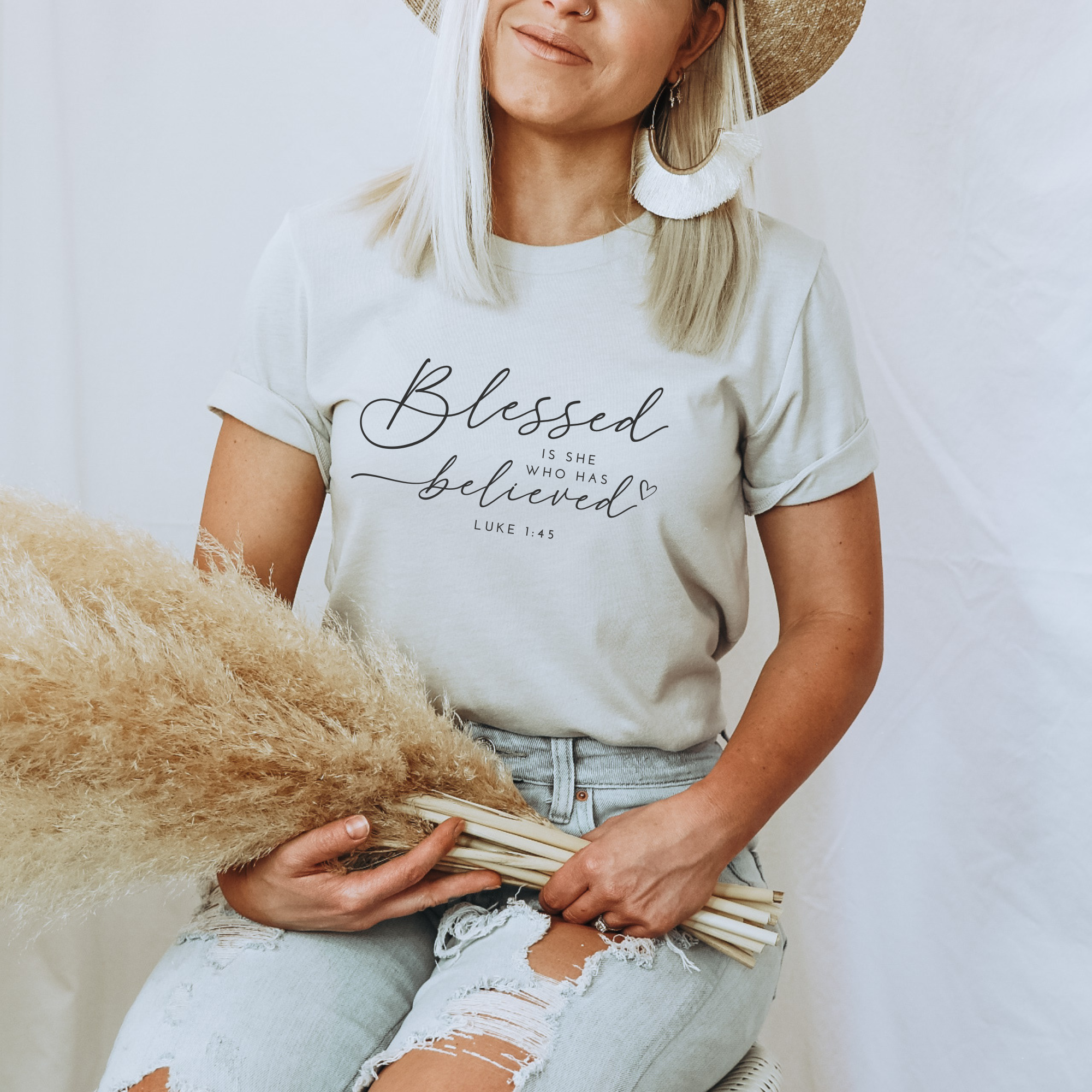 Faith & Life Christian Brands – Großhandel T-Shirt mit Siebdruck – Damen – Blessed Fall Graphic Langarmshirt mit benutzerdefiniertem Vers oder Text21