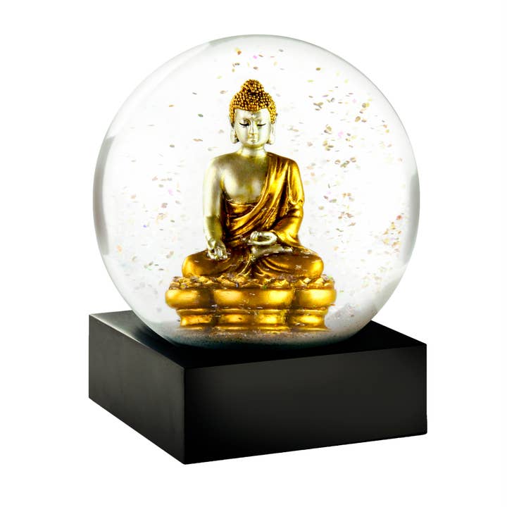 CoolSnowGlobes - Wholesale Snow Globe - Buddha Gold Snow Globe