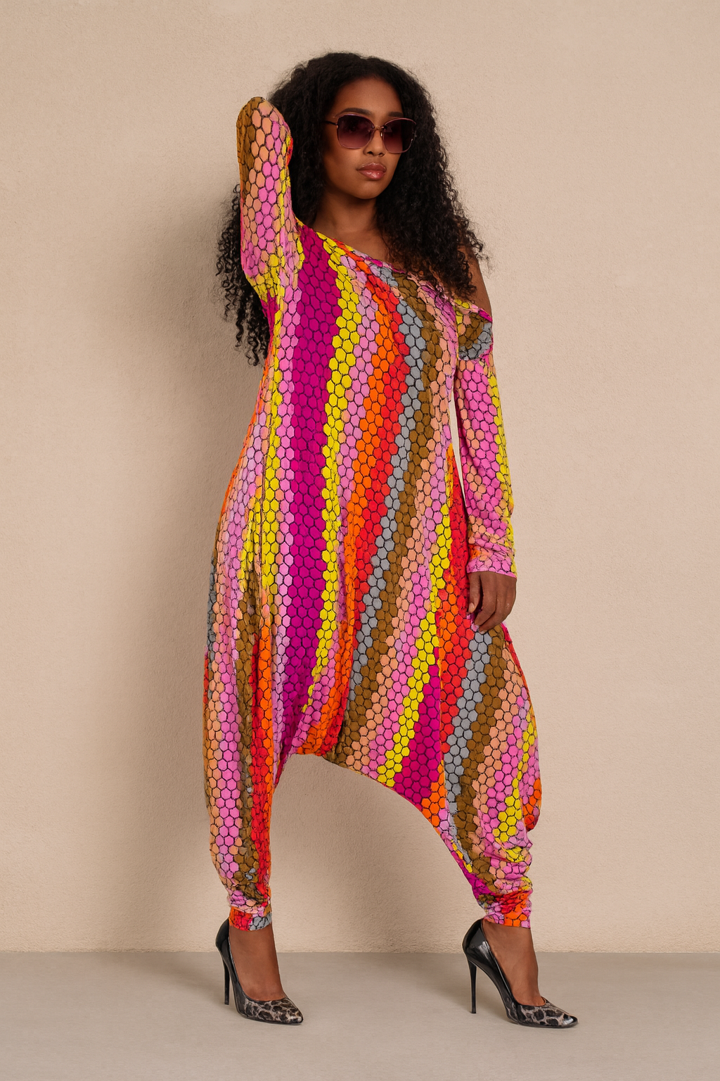 points Combinaison Harem à Pois Marla en vente sur Faire2