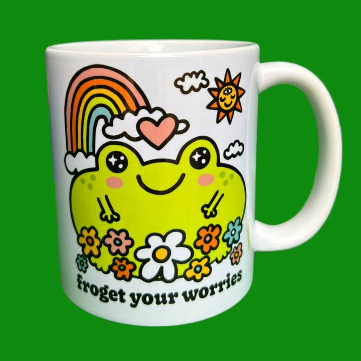 Mug - Froget Your Worries for wholesale by Wokeface