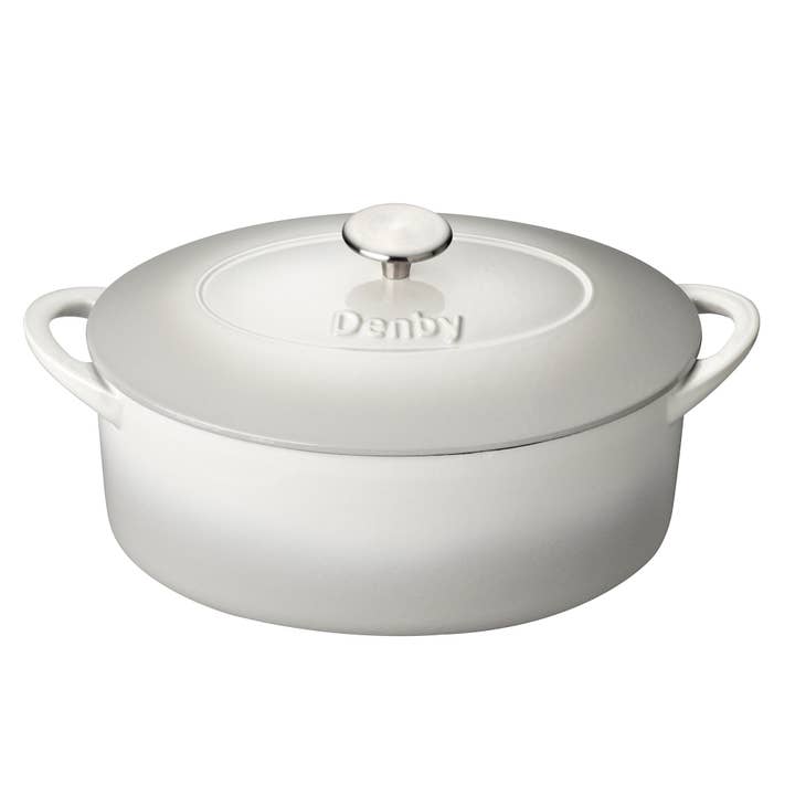 DENBY NATURAL CANVAS CAST IRON 28CM OVAL CASSEROLE for wholesale by Denby Brands