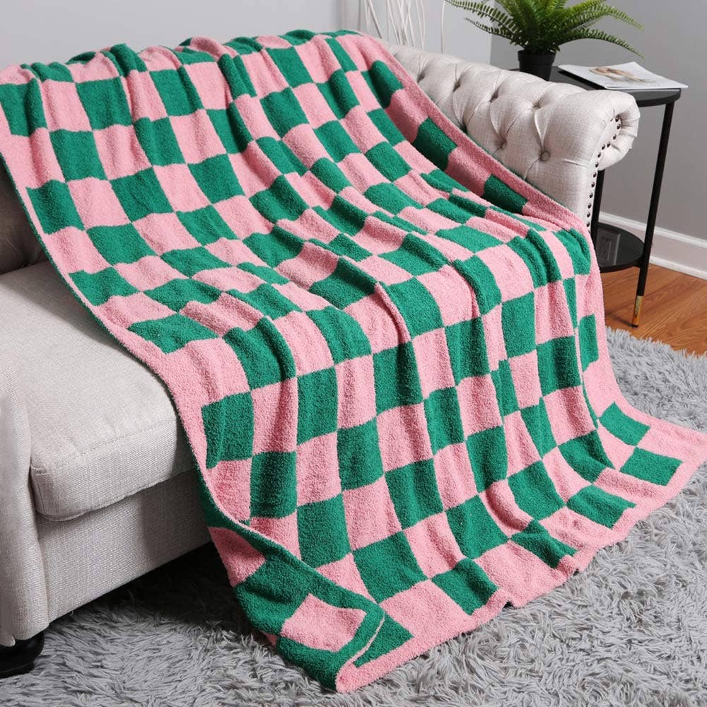 Sensibling Corp. – wholesale Throw blanket – Reversible Checkerboard Patterned Throw Blanket
34
