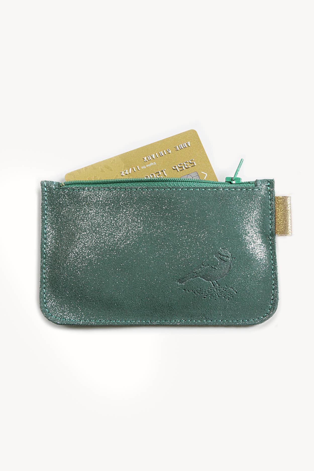 BARNABÉ AIME LE CAFÉ - Wholesale Coin Purse - Women's - Glittery crust leather wallet4