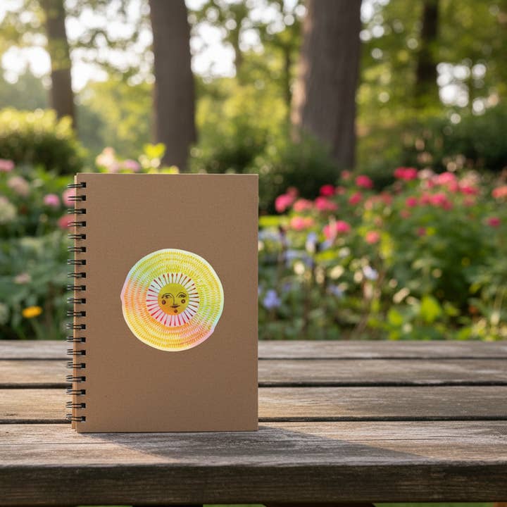 Radiant Sun Holographic Sticker for wholesale by Two Owls