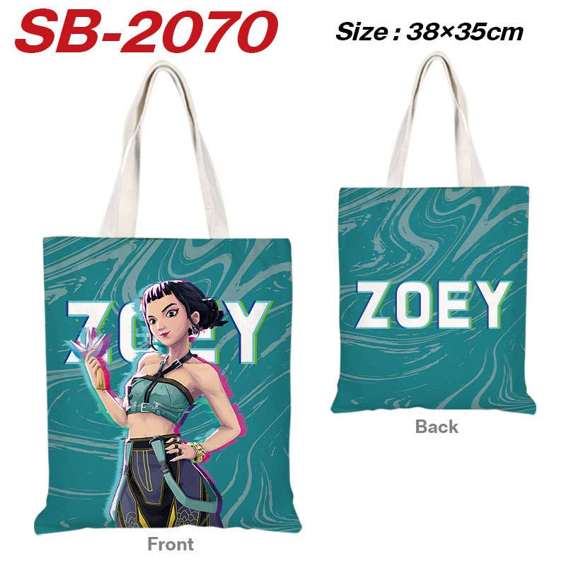 Little Trendy - Vente Tote bag – femme - Sac fourre-tout en toile à impression intégrale inspiré du K-pop KDH9