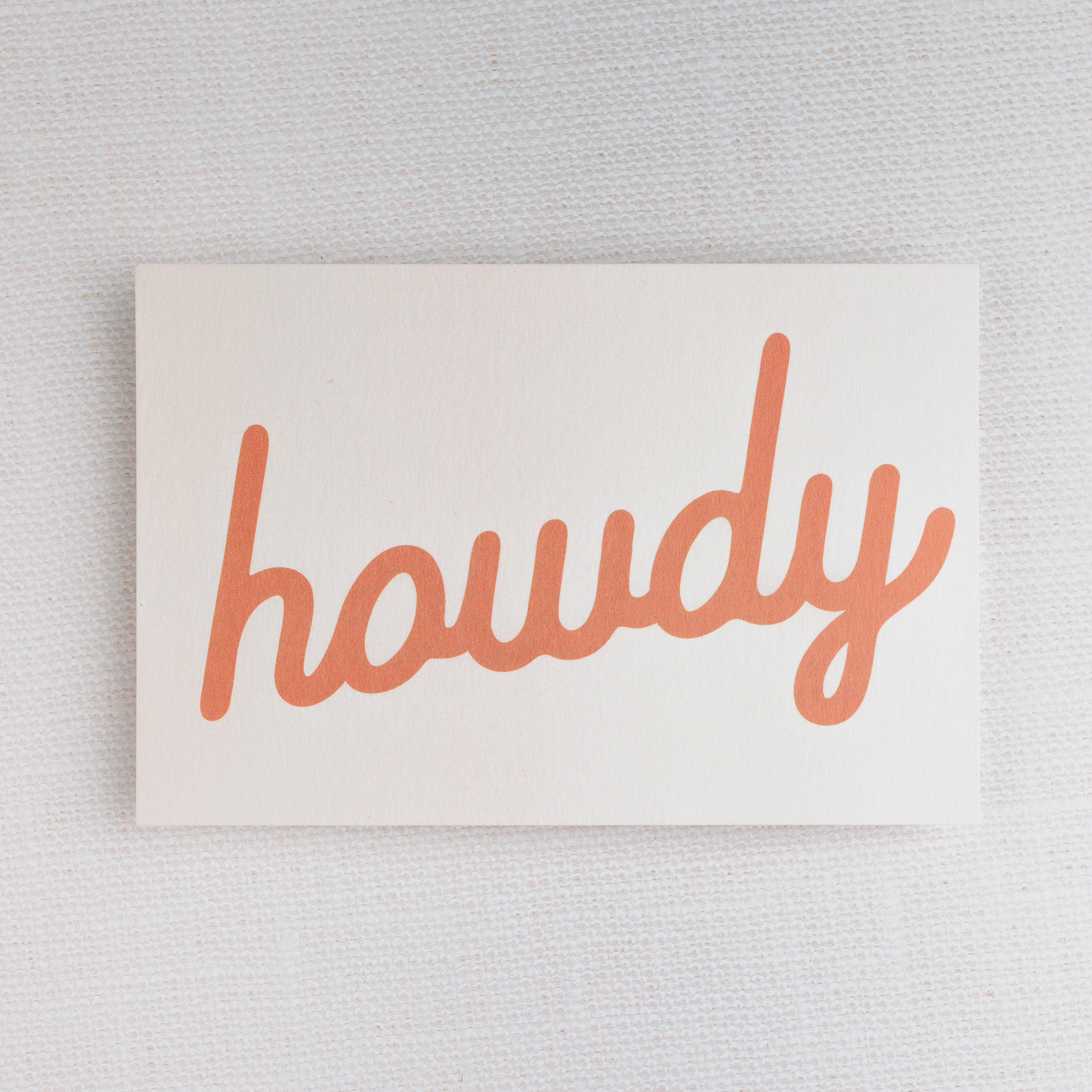 Morgan Lacey Hart - Wholesale Postcard - Howdy Postcards24