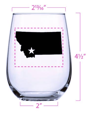 Counter Couture - Wholesale Wine Glass - Custom Stemless Wine Glasses - 1 Color Imprint - 48 pieces7