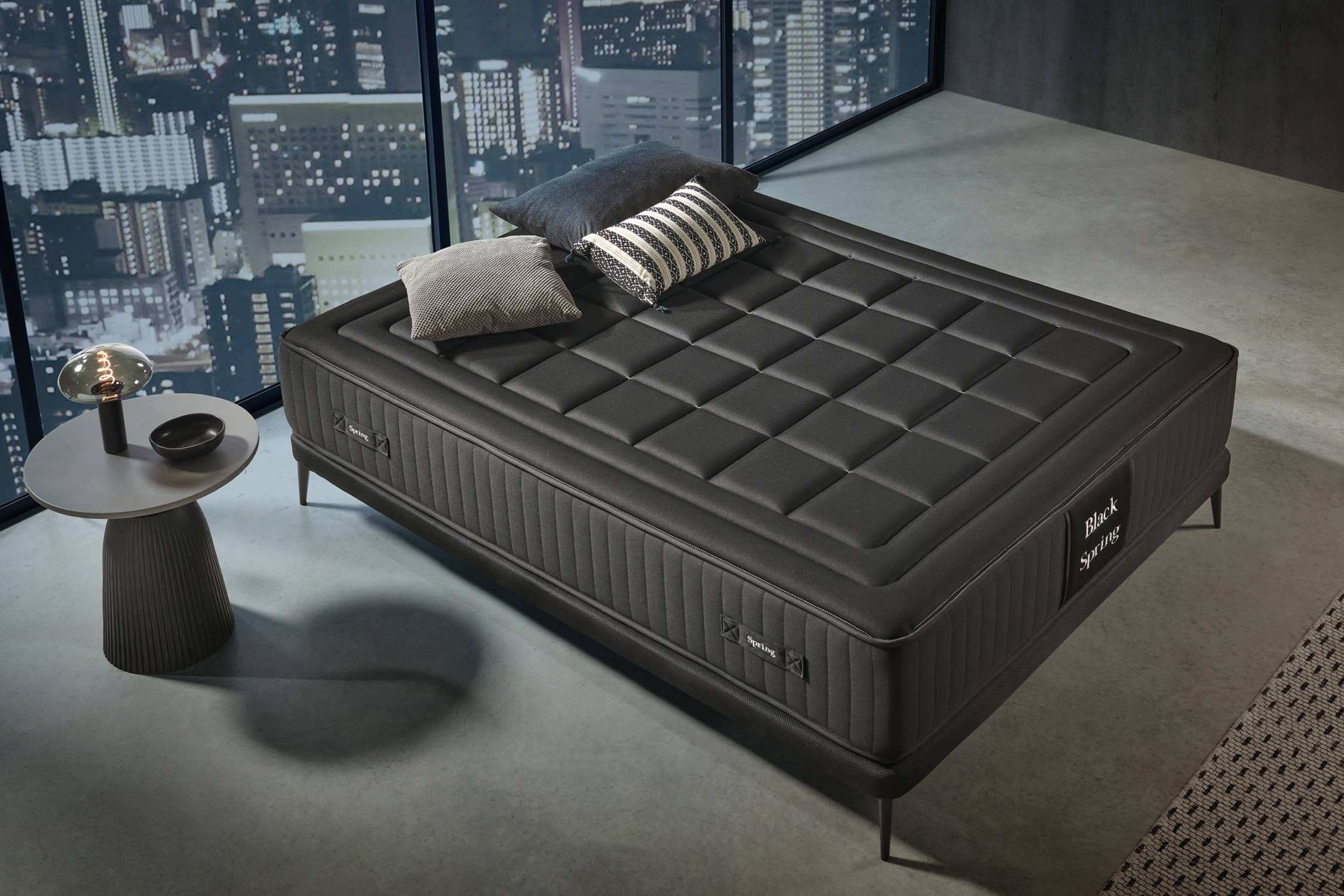 Moonia - Wholesale Bed - Black Spring Royal Mattress, 30cm, 160x200cm - Moonia3