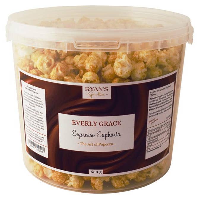 Balde de Pipocas Expresso Euphoria 600g por atacado de Everly Grace