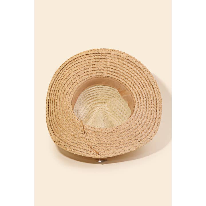 Anarchy Street - Wholesale Straw Hat - Women's - Two Tone Straw Braided Sun Hat2