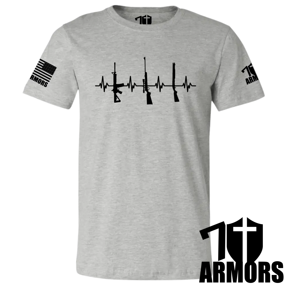 7 ARMORS APPAREL - Wholesale Screen Printed T-Shirt - Men's - HEARTBEAT OF LIBERTY T-SHIRT3