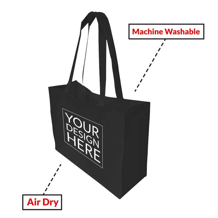 Radyan – wholesale Bärkasse - Unisex – Anpassade återanvändbara icke-vävda tygväskor, anpassade tryckta4