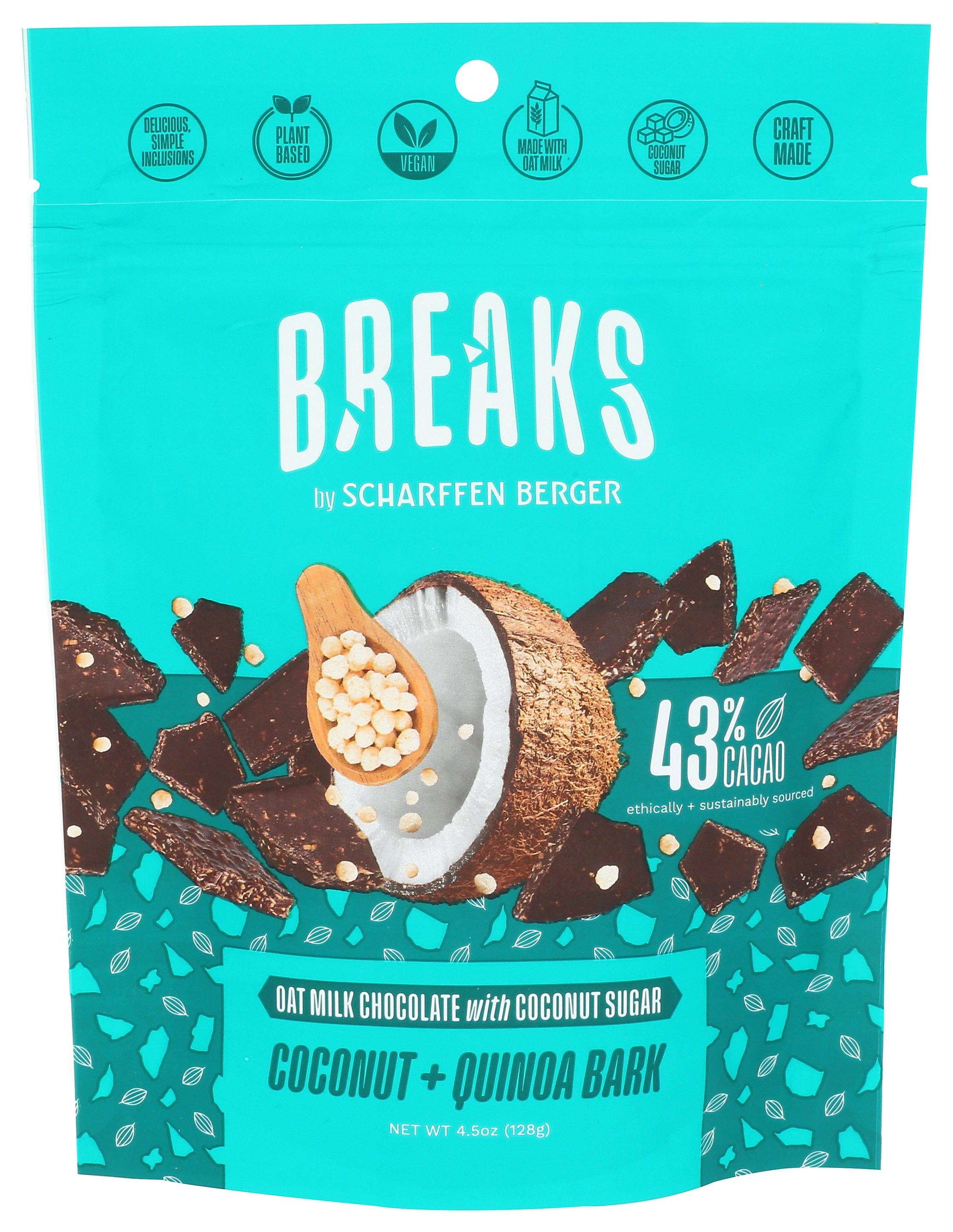 Everyday Supply Co - Wholesale Chocolate Bar - SCHARFFEN BERGER CHOCOLATE BARK OMLK QUNA - Case of 80