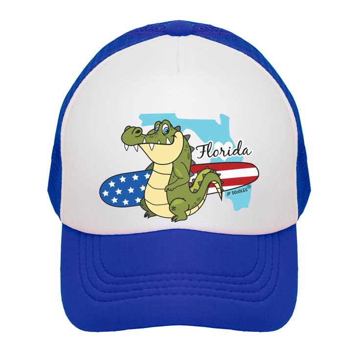 Chapeau camionneur drapeau de l'État de Floride pour la vente par JP Doodles