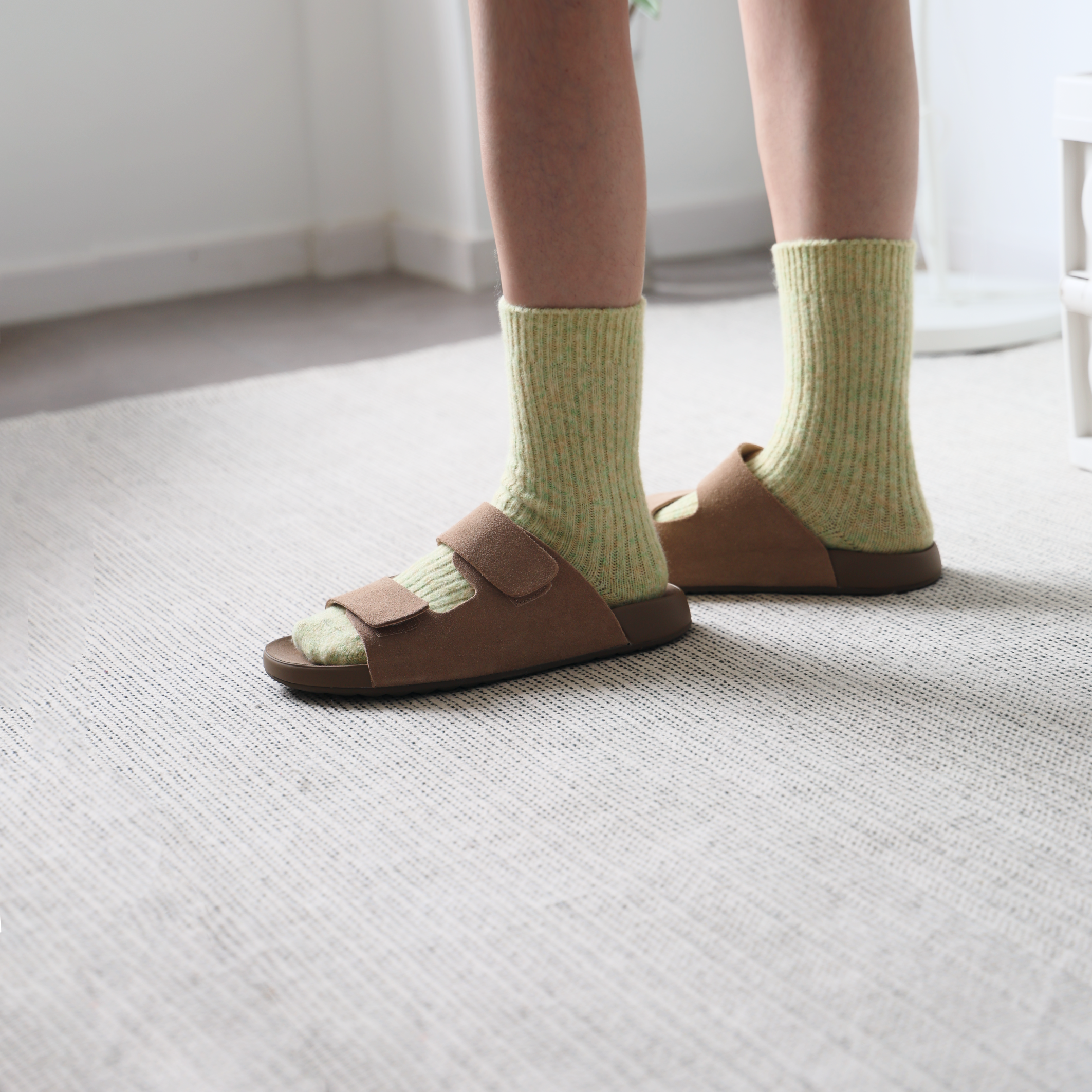 Happy Knits – wholesale Strumpor - Dam – Varma strumpor i kashmir- och ullblandning – enfärgade för vinter6