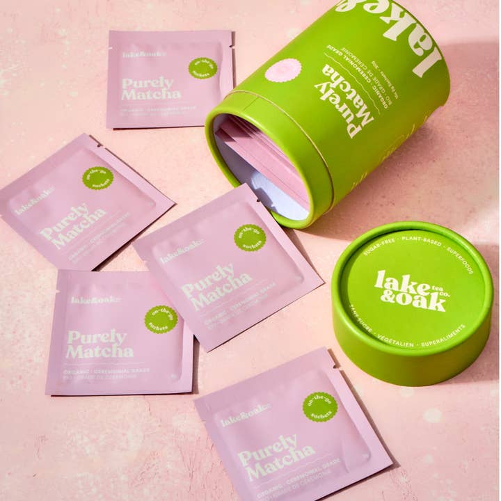 Purely Matcha On The Go - 15x Sachets for wholesale by Lake & Oak Tea Co.