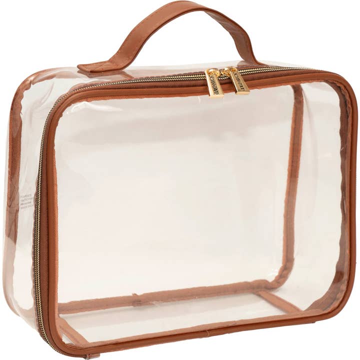 Magid - Wholesale Make-up/cosmetic bag - Joan & David The Triangle Quilted 4 Piece Cosmetic Bag Set2