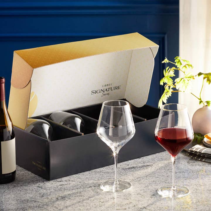 Libbey - Wholesale Wine Glass - Libbey Signature Greenwich Red Wine Glass Gift Set of 4