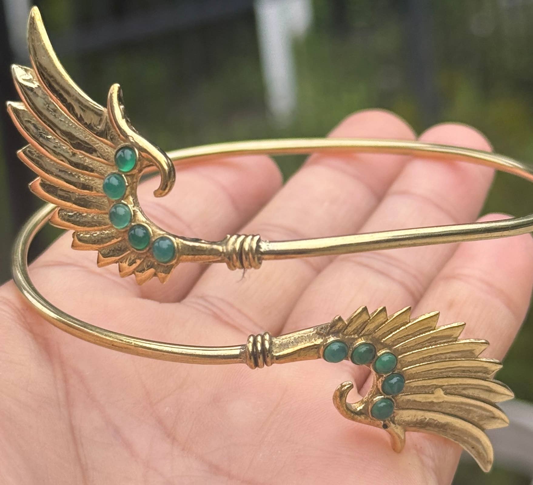 Lungta Imports - Wholesale Cuff Bracelet - Arm Cuff Bracelet Armlet Armband With Stones Angel Wings8