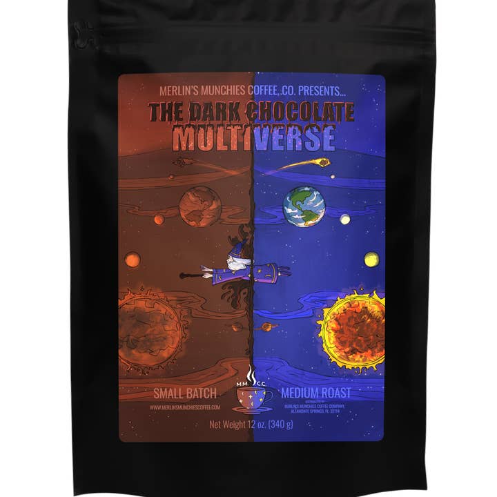 Merlin's Munchies Coffee Company - Vente Grains de café - Chocolat noir Multiverse 12 oz