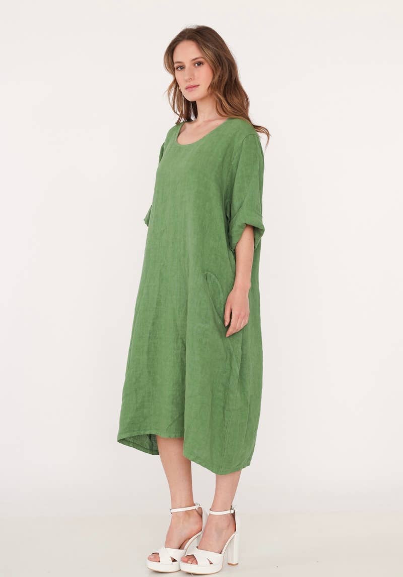 LINEN & COTTON HOUSE – Großhandel Kleid – Damen – Leinenkleid 167 Frühling Sommer Kollektion36