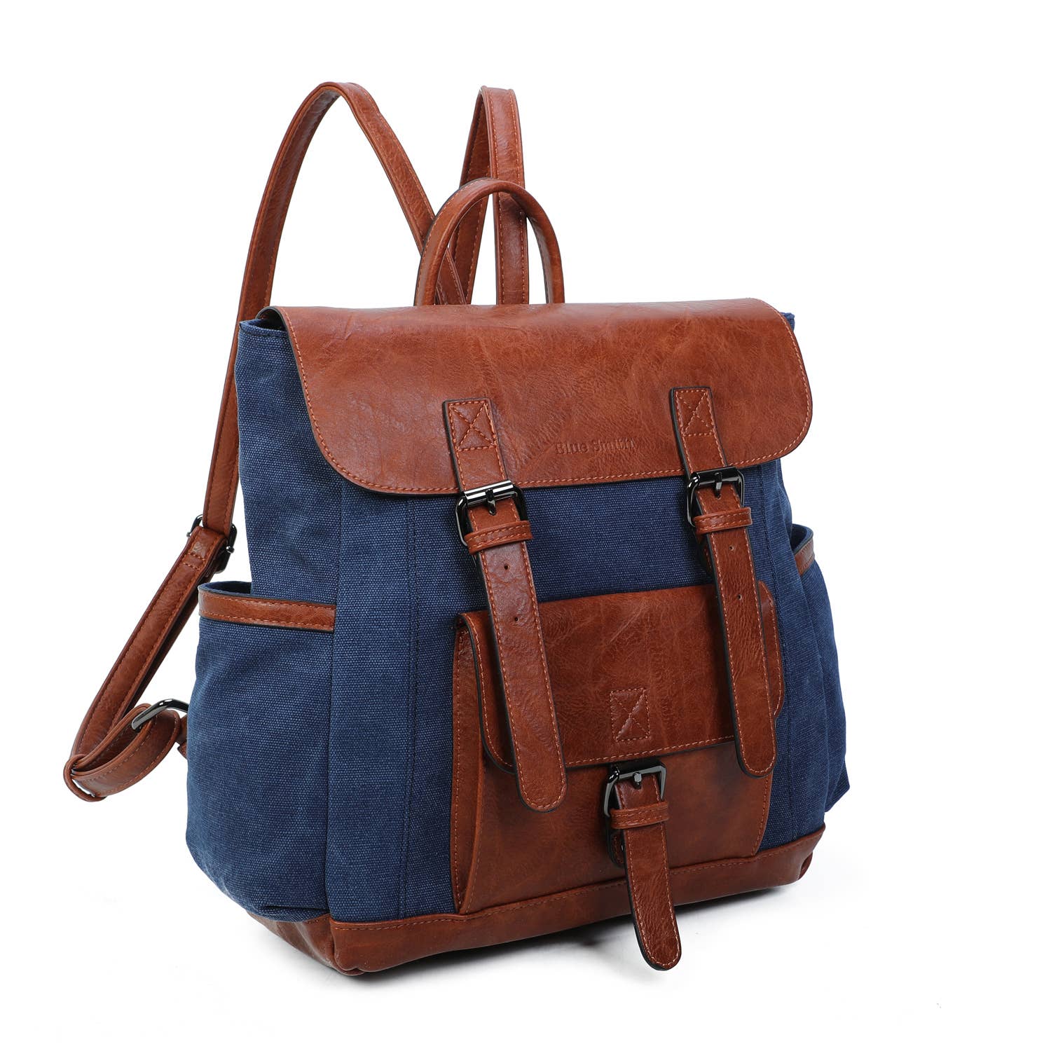 INES DELAURE - Wholesale Backpack - Women's - Two-material backpack4