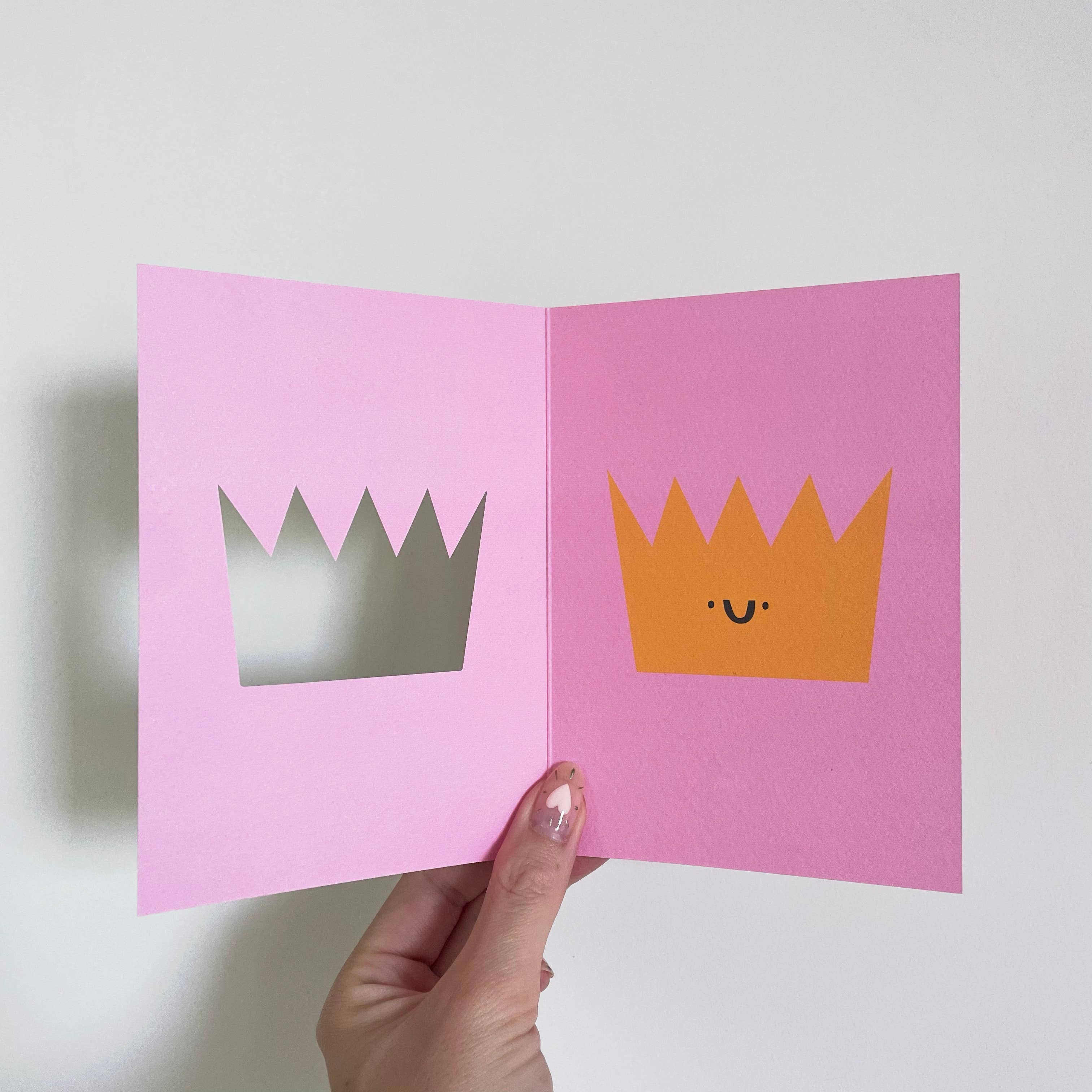 Rumble Cards - Wholesale Birthday Card - Crown - King Queen Card - Birthday - Fun - Cute - Celebrate2