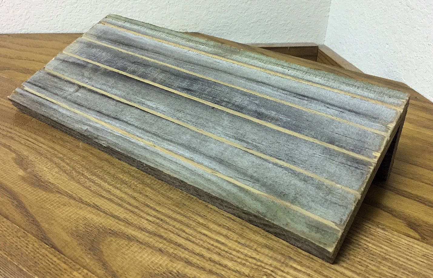 Gifted Shop Works, LLC - Wholesale Jewelry Stand & Display - Weathered Wood Earring Card Holder Stand Display6