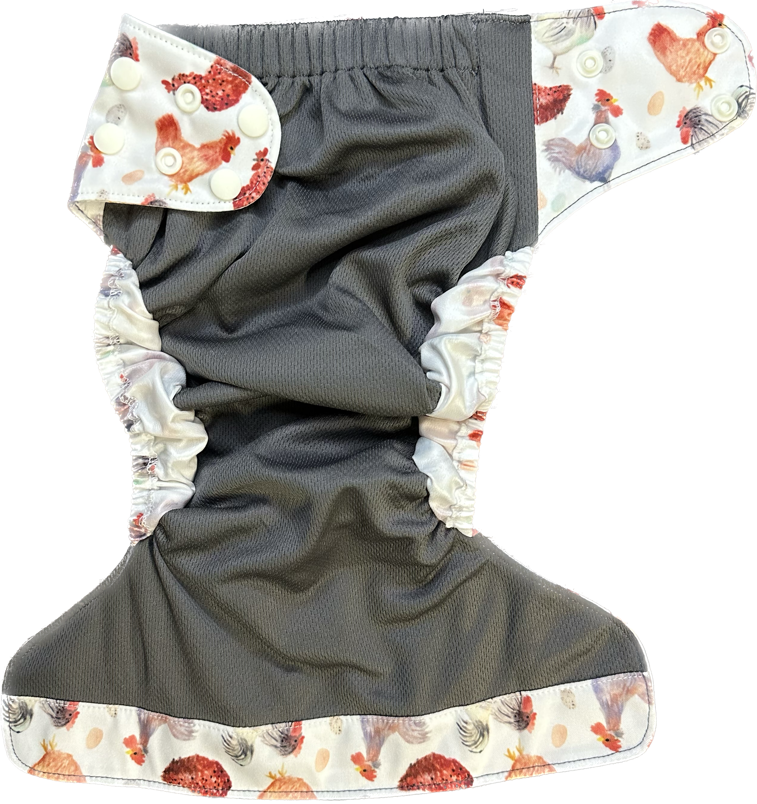 Moon & Chief, LLC - Venta al por mayor Pañales de tela - Bebés - Paño ecológico TOA con diseño de gallinas - Feelin' Clucky2