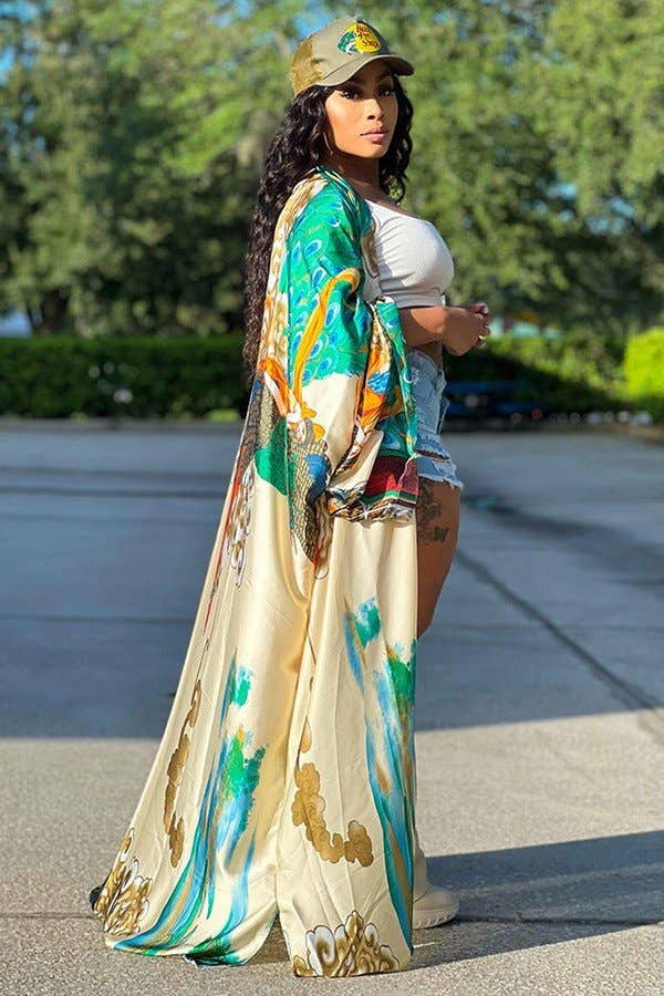 Aria Romance - Wholesale Kimono - Women's - Colorblock Smock Top12