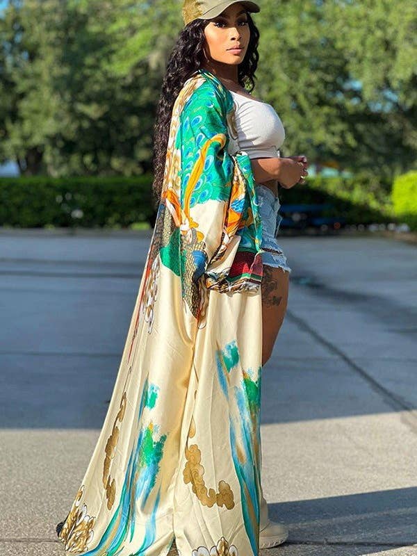 Aria Romance - Wholesale Kimono - Women's - Colorblock Smock Top12