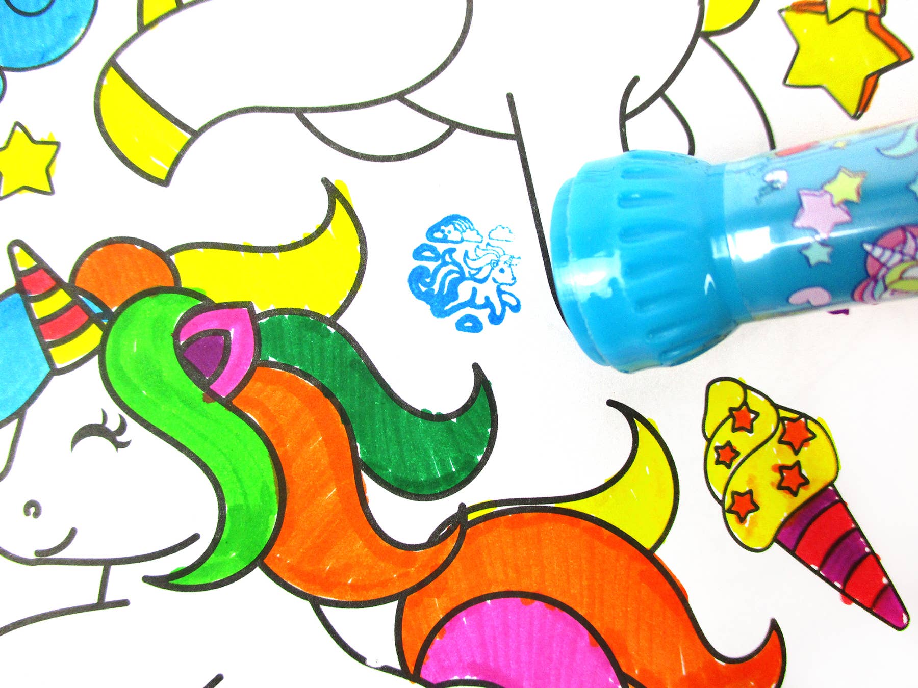 Tiny Mills - Wholesale Markers - Kids & Baby - Unicorn Stamp Marker Set - Set of 105