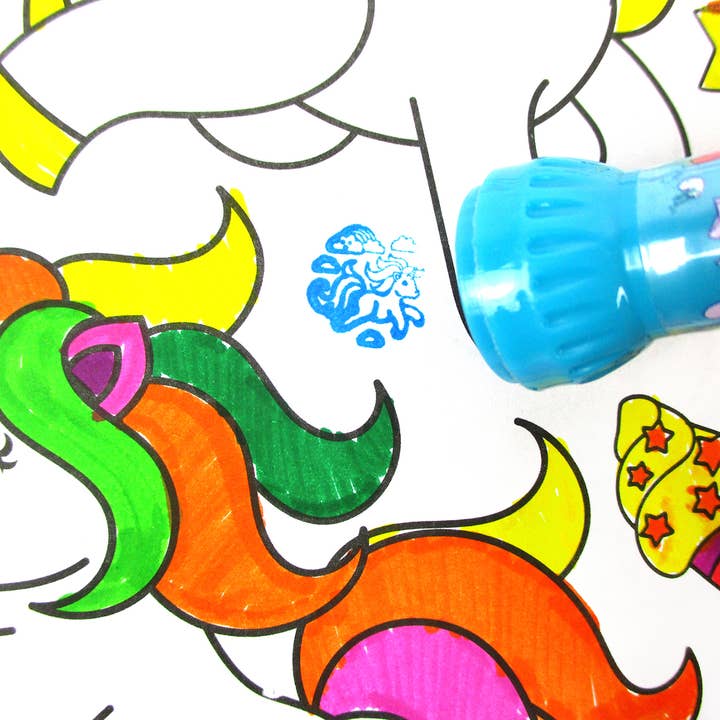 Tiny Mills - Wholesale Markers - Kids & Baby - Unicorn Stamp Marker Set - Set of 105