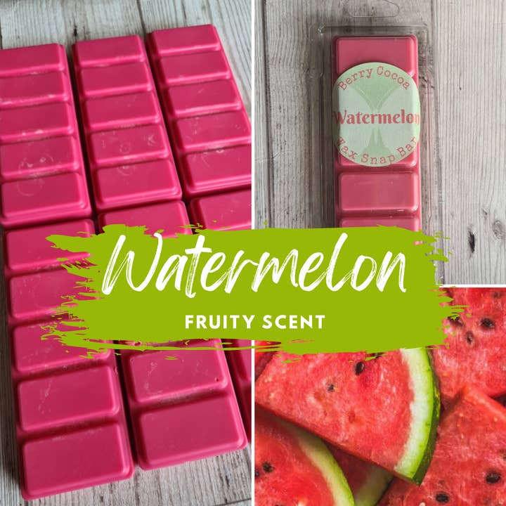Watermelon for wholesale by Berry Cocoa Handmade Wax Melts