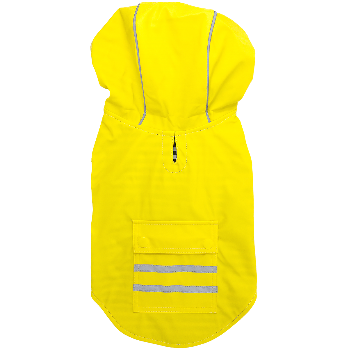 Doggie Design - Wholesale Pet Raincoat - Dog - Slicker Raincoat with Striped Lining - Yellow1